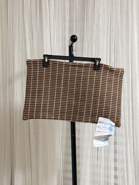 Williams Sonoma Tonal Grid Pillow Cover.  Sz. 12" x 21"